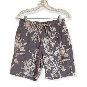 Faherty Men’s Grey Swim Trunks Size Small